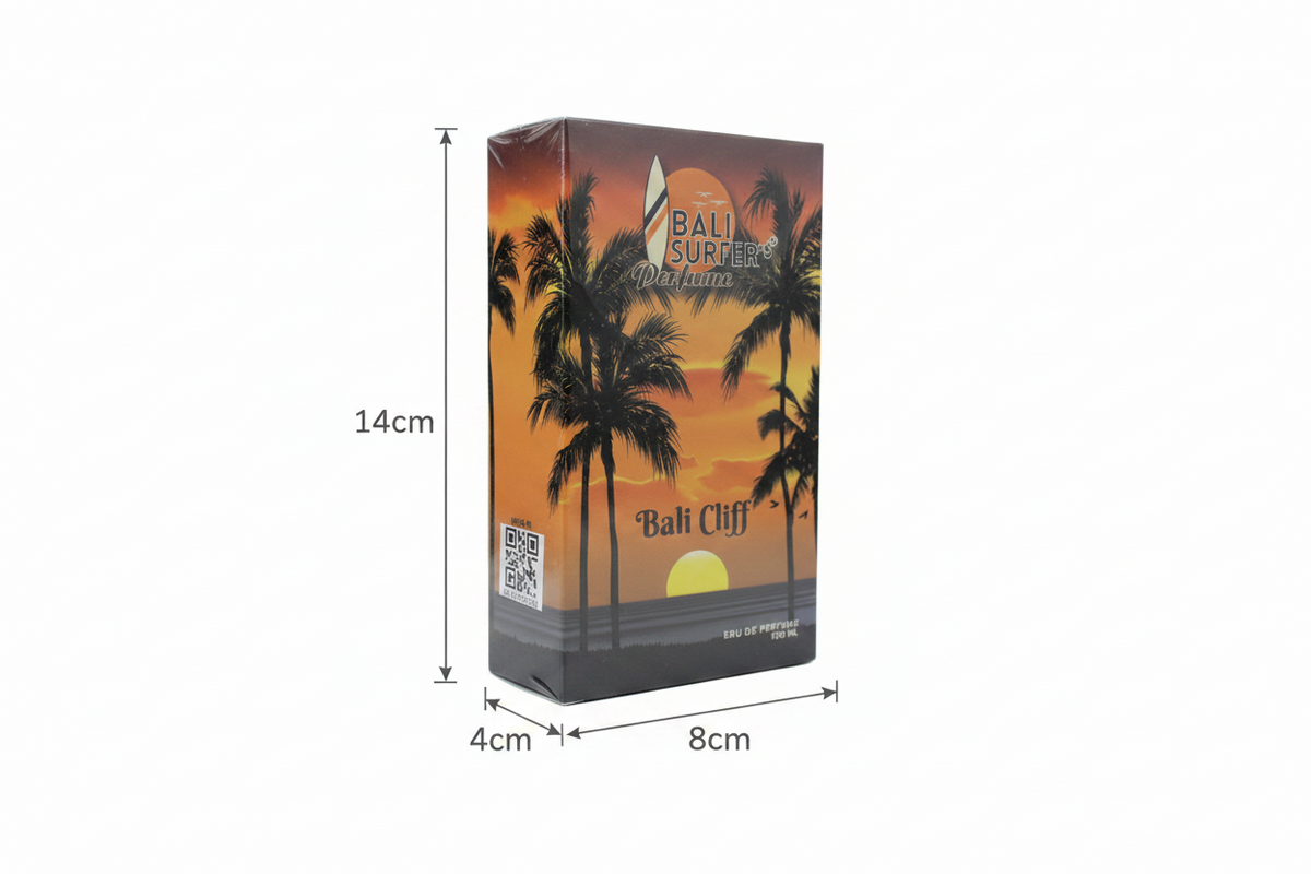 Bali Surfer's Perfume - Bali Cliff -  Eau de Parfume 100 ML
