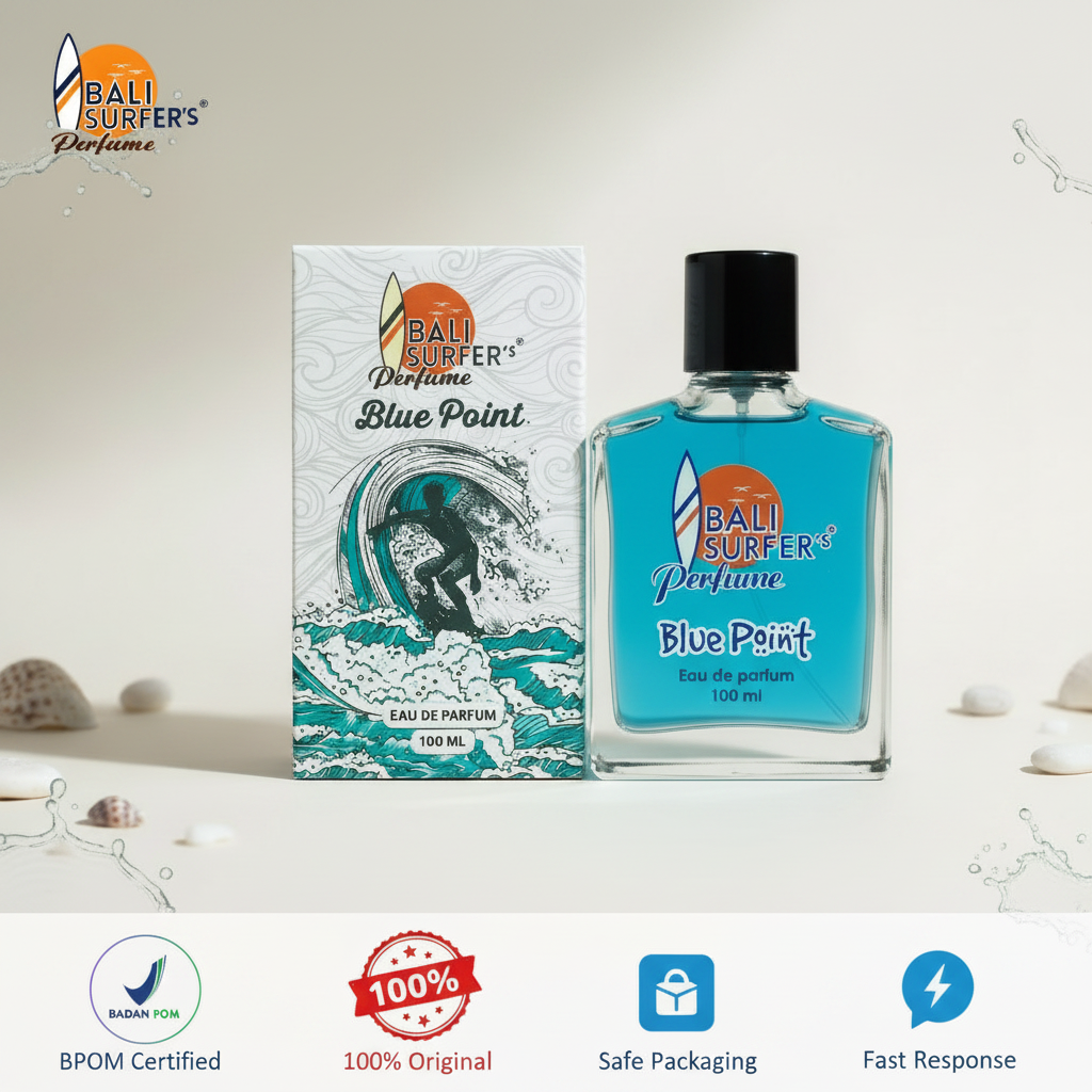 Bali Surfer's Perfume - Blue Point For Him - Eau de Parfume 100 ML