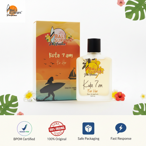 Bali Surfer's Perfume - Kuta 7 AM for Her - Eau de Parfume 100 ML