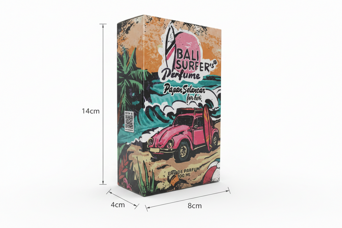 Bali Surfer's Perfume - Papan Selancar for Her - Eau De Parfum 100 ML